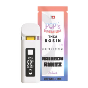 Pop’s Rainbow Runtz (Indica) 2.5g THCA Rosin Disposable Vape