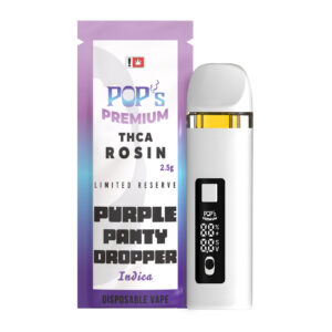 Pop’s Purple Panty Dropper (Indica) 2.5g THCA Rosin Disposable Vape
