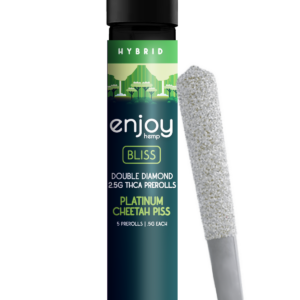Enjoy Cheetah Piss Double Diamond Pre-Roll - Sativa THCA 35.55%