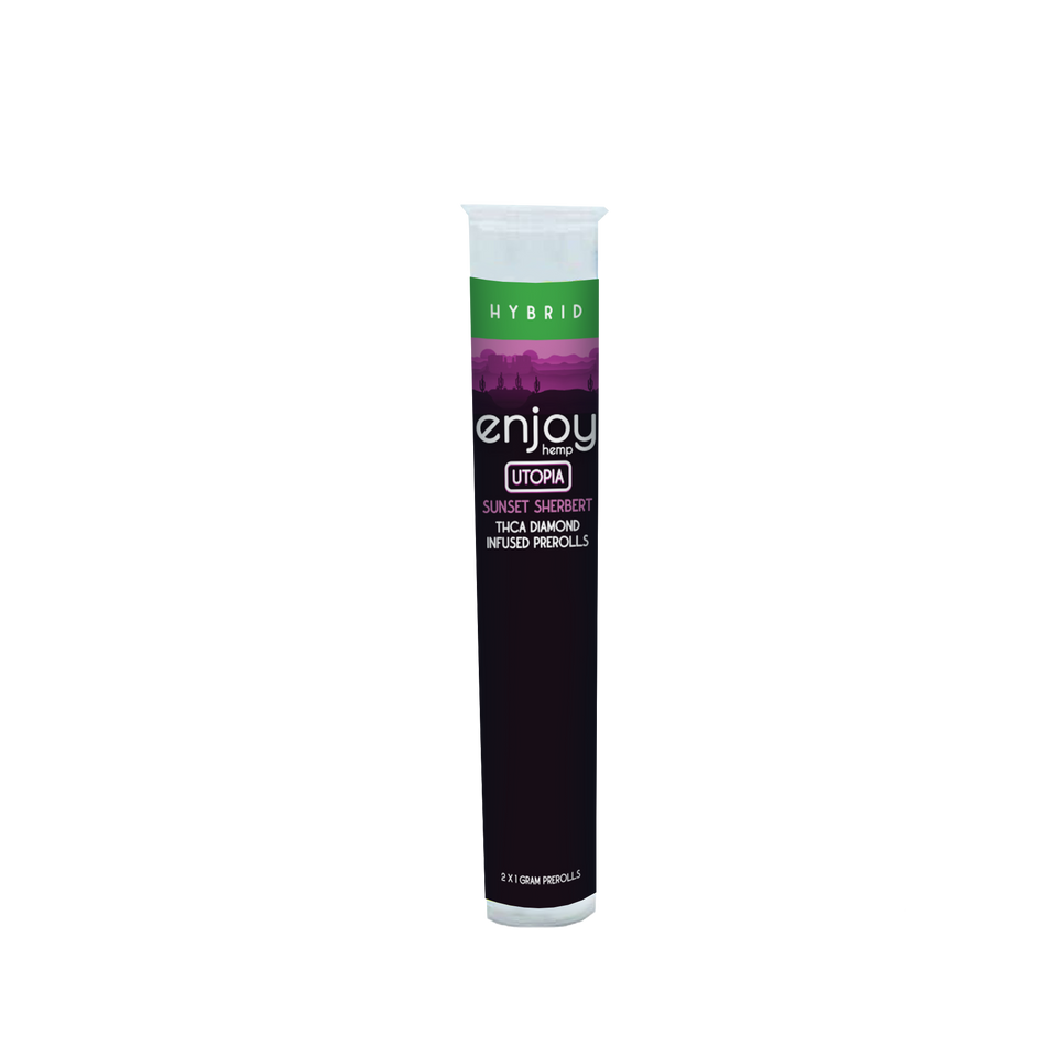 Enjoy Sunset Sherbert Diamond Pre-Roll - Hybrid THCA 24.73%